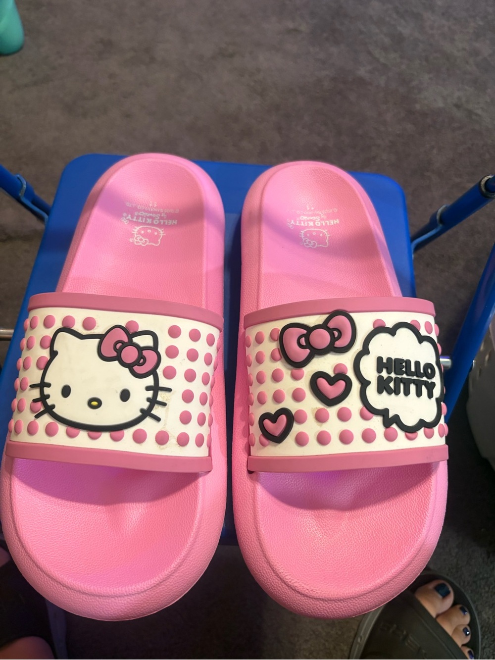 Hello Kitty Pink Slide Sandals